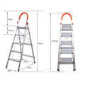 Industrieleiter, zusammenlegbare und bewegliche Leiter und zusammenklappbare Leiter mit Aluminium-Stufenleiter